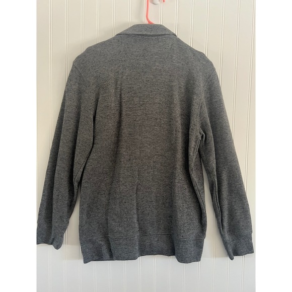 Banana Republic Womens Gray Cotton Snap Front Mock Neck Jacket Medium RN 54023 - Picture 3 of 8